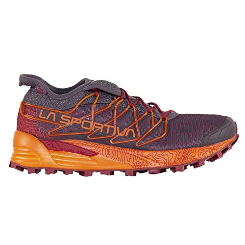 La Sportiva Mens Mutant Trail Running Shoe, Carbon/Hawaiian Sun, 11.5