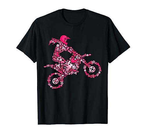 Dirt Bike Rider Motocross Dirt Biking Enduro Girls Women T-Shirt