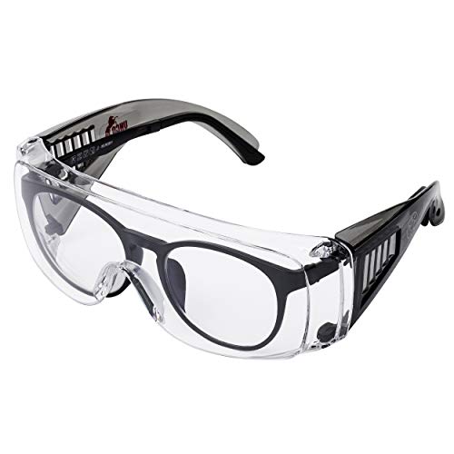 UNCO- Safety Goggles Over Glasses, Protective Goggles, Safety Goggles Anti Fog, Work, Safety Glasses Over