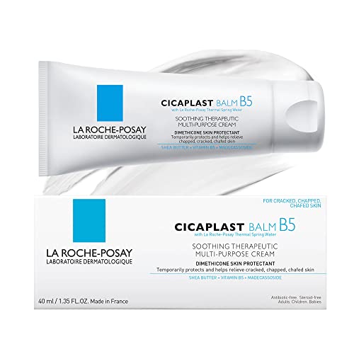 La Roche-Posay Cicaplast Balm B5, Healing Ointment and Soothing Therapeutic Multi Purpose Cream for Dry & Irritated Skin, Body and Hand Balm, Baby Safe, Fragrance Free