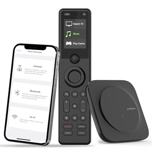 SofaBaton X1S Universal Remote with Hub, Universal Remote Control with One-Touch Activities, Customize SofaBaton APP, Compatible with 60+ Devices, Works with Alexa & Google Assistant, Raise to Wake