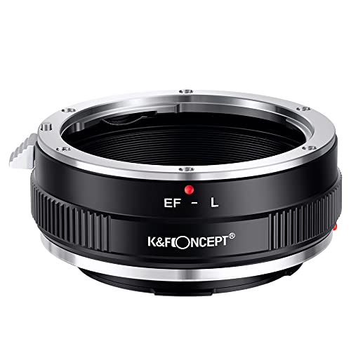 K&F Concept Lens Mount Adapter EOS-L Manual Focus Compatible with Canon (EF/EF-S) Lens to L Mount Camera Body