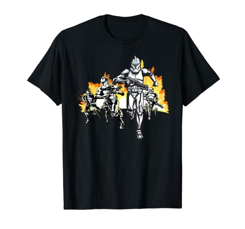 Star Wars Clone Troopers Running T-Shirt T-Shirt