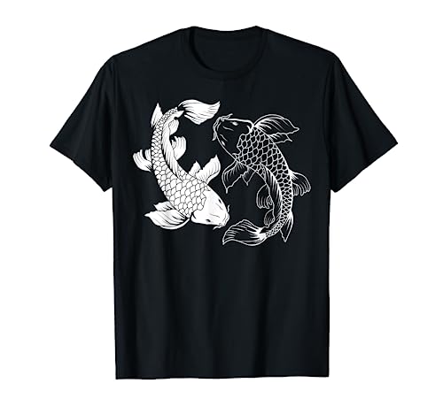 Yin And Yang Japanese Koi Fish T-Shirt