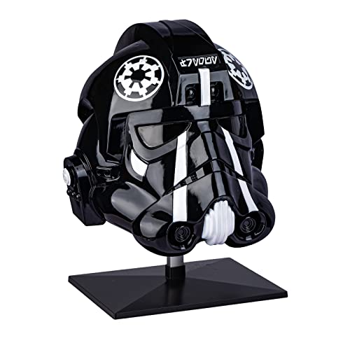 Evere SW Imperial Tie Fighter Helmet - Deluxe Cosplay Helmet Costume Roleplay Accessories Collection Black