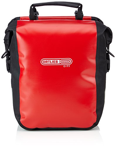 Ortlieb Men's Sport-Roller City Bike Bag, Red/Black, 30 x 25 x 14 cm/25 Litre