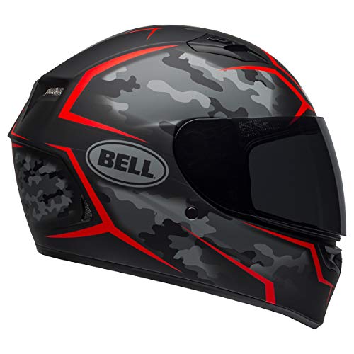 Bell Qualifier Full-Face Helmet (Stealth Camo Matte Black / Red - Large)