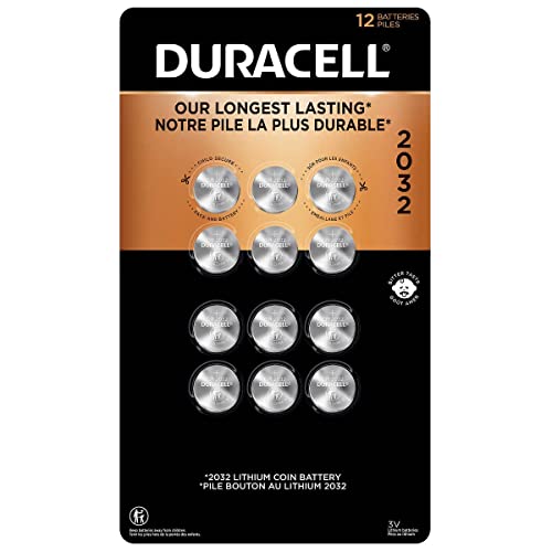 12 Duracell DL2032 Duralock Lithium Batteries Cell Button Electronics (2x6)