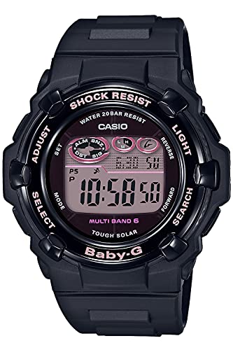 [Casio] Watch Baby-G Radio Solar 2021 Model BGR-3000UCB-1JF Ladies Black