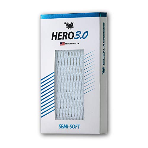 ECD Lacrosse Hero 3.0 Mesh - Semi Soft - White