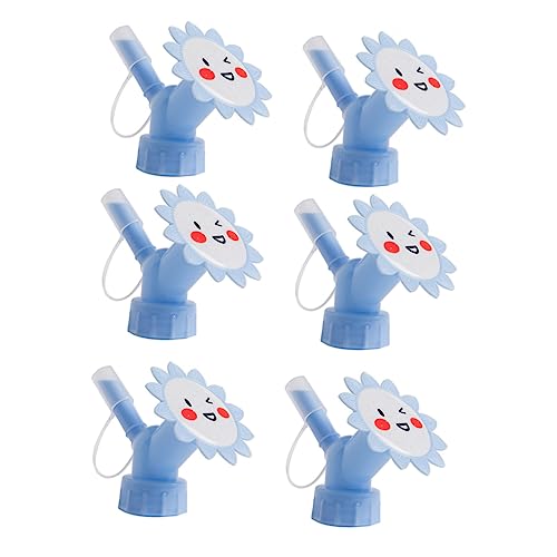 MERRYHAPY 6pcs Watering Device Mini Tools Sprinkler Tool Watering Can Spout Plant Bonsai Bottle Cap Plants Bottle Cap Watering Head Water Sprinkler Tripod Sprinkler Nozzle Plastic Kettle Lid