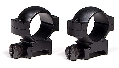 Vortex Optics Hunter Riflescope Rings, 1 inch - Medium, Black, 2 Count (Pack of 1)