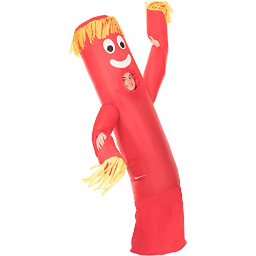 Morph Wacky Inflatable Tube Man Costume, Wacky Arm Waving Tube Guy, Adult Wild Wavy