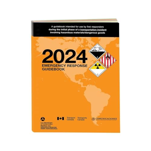 2024 Emergency Response Guidebook (ERG), Soft Bound, 4” x 5.5” Pocket Size, English, 1-Pack, J. J. Keller & Associates, Inc.