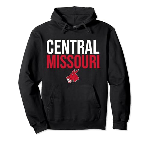 University of Central Missouri UCM Mules Stacked Pullover Hoodie