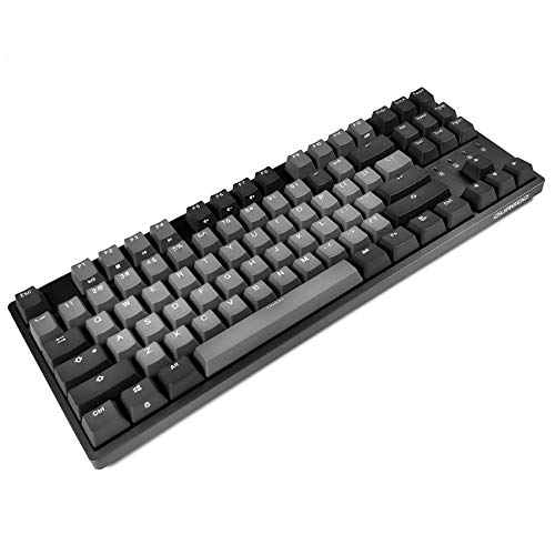 DURGOD Taurus K320 TKL Mechanical Gaming Keyboard - 87 Keys - Double Shot PBT - NKRO - USB Type C (Cherry Red, Space Grey)