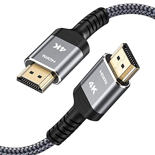 4K High Speed HDMI Cable 1M/3.3FT,Highwings 4K@60Hz 18Gbps HDMI Braided HDMI Cord 30AWG 4K@60Hz Compatible 4K HDR,HDCP 2.2,Video 4K UHD 2160p,HD 1080p,3D PS 3 4 PC Blu-ray ect