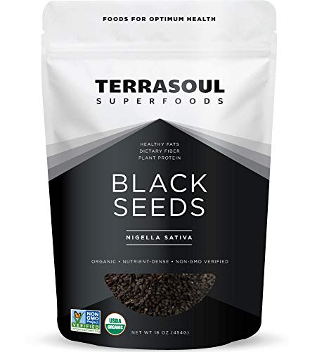 Terrasoul Superfoods Organic Black Cumin Seeds (Nigella Sativa), 1 Lb