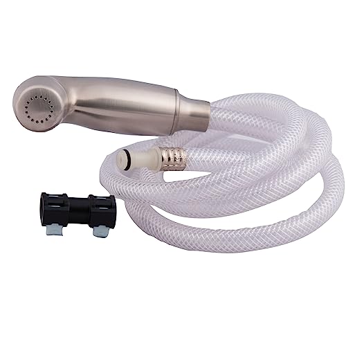 Moen Stainless Replacement Kitchen Side Spray Head and Hose Assembly with Duralock Quick Connect, 136103SL