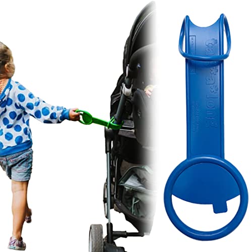 Tagalong Stroller Accessory for Child Safety | Toddler Must Have to Keep Kids Close | Toddler Travel Accessory - Links to Strollers, Backpacks, Shopping Carts - Disney Trip Essential - Blue Tag
