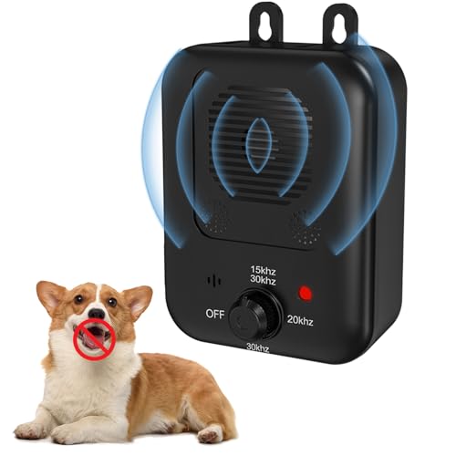 WLCelite Anti Barking Devices, Ultrasonic Dog Barking Control Devices with 3 Modes, Dog Bark Deterrent Device Bark Box Sonic Barking Deterrent Devices for Indoor & Outdoor Use, Safe for Dogs & People
