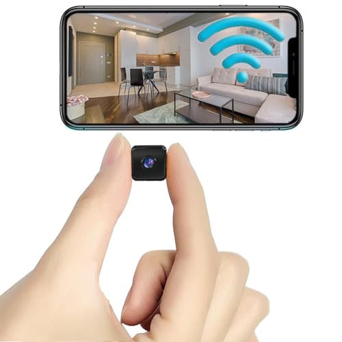 Mini Indoor Security Wireless Home Camera Small Outdoor WiFi Pet Cameras,2023 Upgraded 1080P Tiny Nanny Cam, Motion Detection Alerts, Night Vision,Real Time Surveillance Camera,Can No Need WiFi Camera
