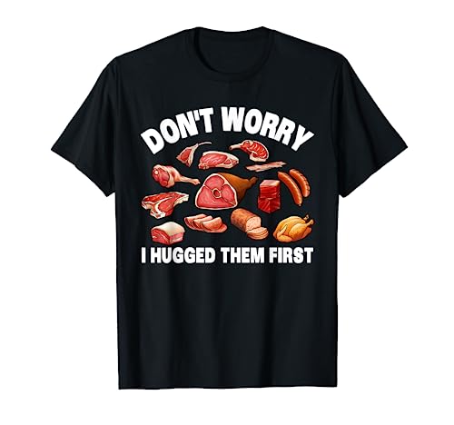 Funny Butcher For Men Women Animal Slaughter Meat Cutter BBQ T-Shirt