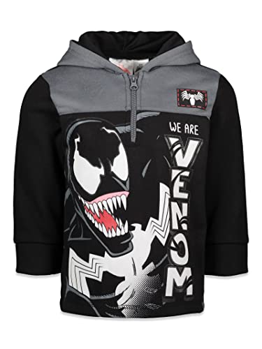 Marvel Avengers Venom Little Boys Fleece Half Zip Pullover Hoodie 6