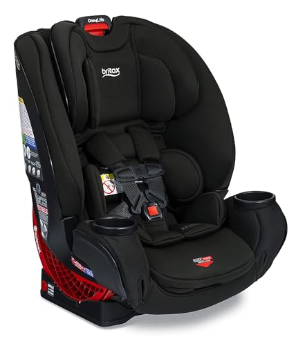 Britax One4Life Convertible Car Seat, 10 Years of Use from 5 to 120 Pounds, Converts from Rear-Facing Infant Car Seat to Forward-Facing Booster Seat, Machine-Washable Fabric, Eclipse Black