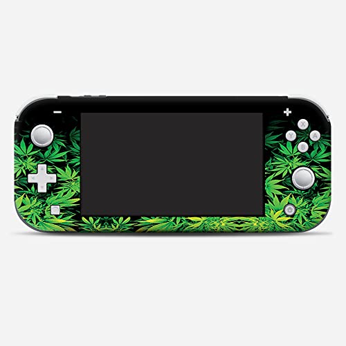 IT'S A SKIN Skins Compatible with Nintendo Switch Lite - Protective Decal Overlay Stickers Skins Cover - Weed Green Bud Marijuana Leaves
