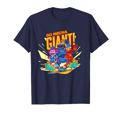 Sesame Street Mecha Builders Go Mecha Giant! Elmo, Cookie T-Shirt