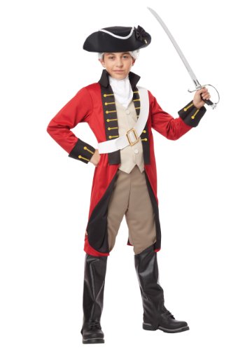 Boys British Redcoat Costume X-Large (12-14)