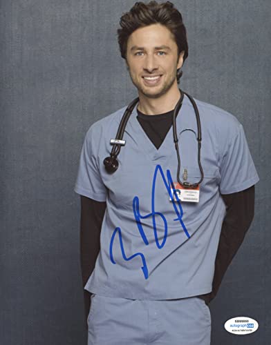 Zach Braff 'Scrubs' AUTOGRAPH Signed 'Dr. John Dorian' J.D. 8x10 Photo ACOA