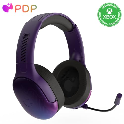 PDP AIRLITE Pro Wireless Headset with Mic for Xbox Series X|S, Xbox One, Windows 10/11 - Purple Fade (Only at Amazon)