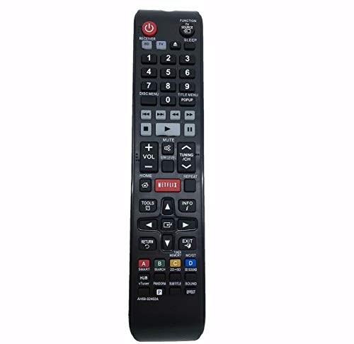 AH59-02402A Replace Remote Control AH5902402A fit for Samsung Blu-ray Home Theater System HT-E4500 HT-E5400 HT-E5500 HT-E5500W HT-E6500 HT-E6500W HT-E6730 HT-E6730W HT-EM45 HT-EM45C HT-EM53C HT-EM54C