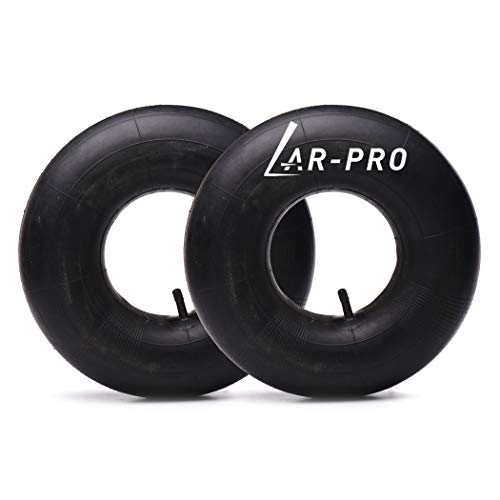 (2-Pack) AR-PRO 15x6.00-6' Inner Tubes with TR-13 Straight Valve Stem - Replacement Lawn Mower Tire Tubes with TR13 Straight Valve Stem - Suitable for Yard Tractors, Wheelbarrows, ATVs, and More