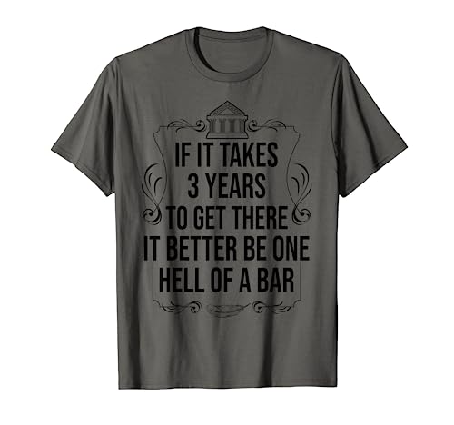 Funny Future Lawyer Student Gift | Cute Law School Bar Exam T-Shirt