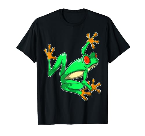 Cute Tree Frog Gift T Shirt for Kids and Adults