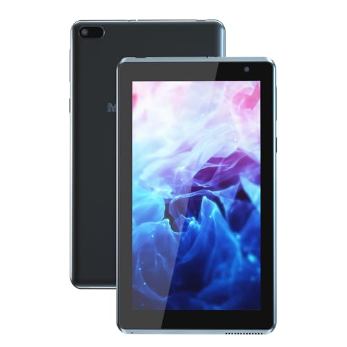 YQSAVIOR Tablet, Android Tablets 7 inch, 32GB ROM 2GB RAM Tablets Quad-Core Processor Computer Tablet for Kids, Dual Camera, WiFi, Bluetooth Tab PC Black