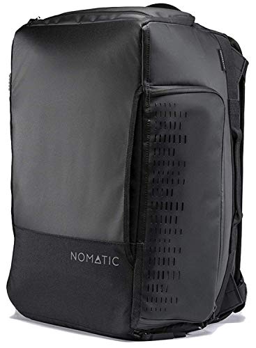 NOMATIC 30L Travel Bag- Convertible Duffel/Backpack, Carry-on Size for Airplane Travel, Everyday Use Laptop Bag, TSA Compliant Black Backpack