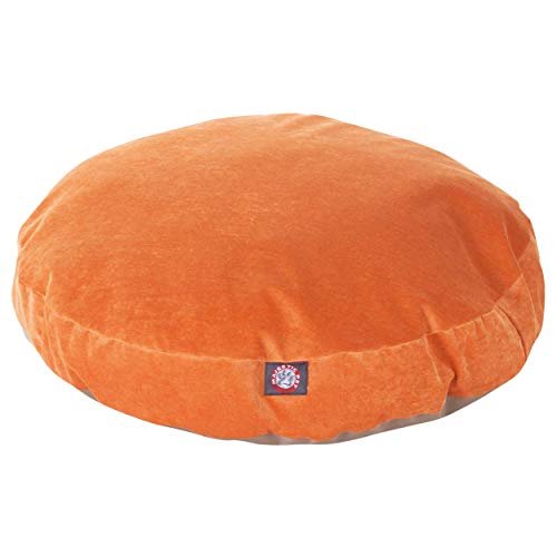 Orange Villa Collection Large Round Pet Dog Bed