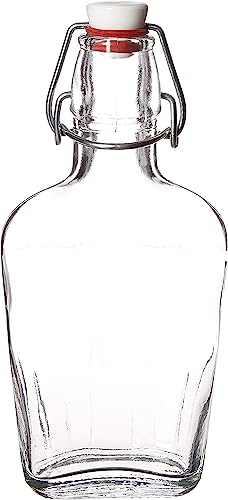 Bormioli Rocco Pocket Flask, 8.5 oz, Clear