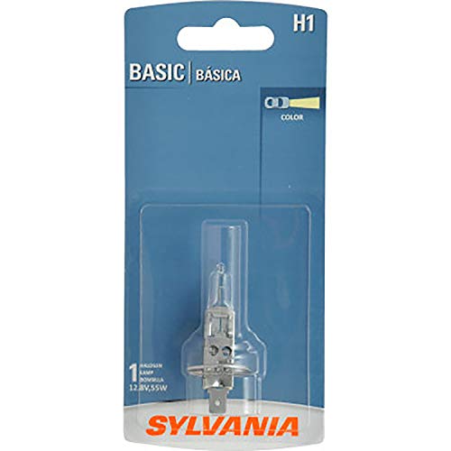 SYLVANIA - H1 Basic - Halogen Bulb for Headlight, Fog, and Daytime Running Lights (Contains 1 Bulb)