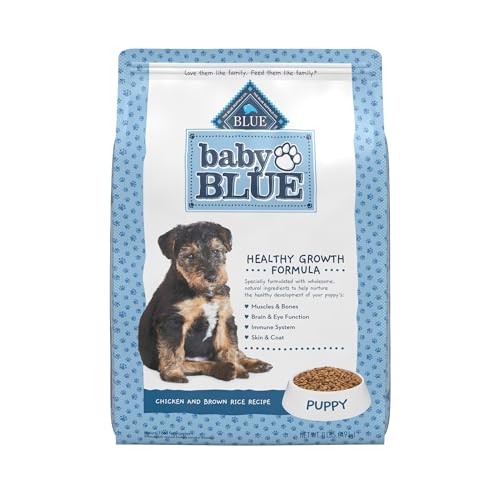 Blue Buffalo Baby Blue Healthy Growth Formula Natural Puppy Dry Dog Food, Chicken and Brown Rice Recipe 11-lb