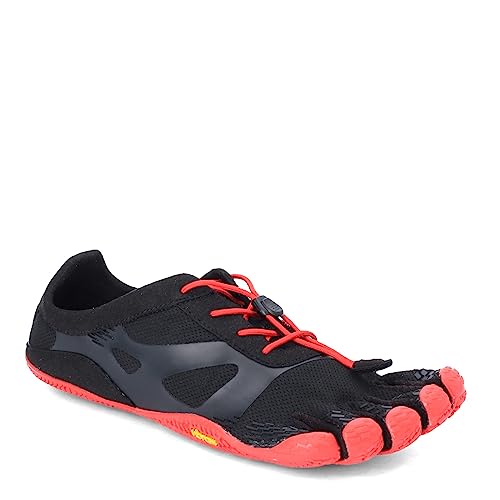 Vibram Men's KSO Evo Cross Trainer, Black/red, 44 EU/10.5-11 M US D EU (44 EU/10.5-11 US US)