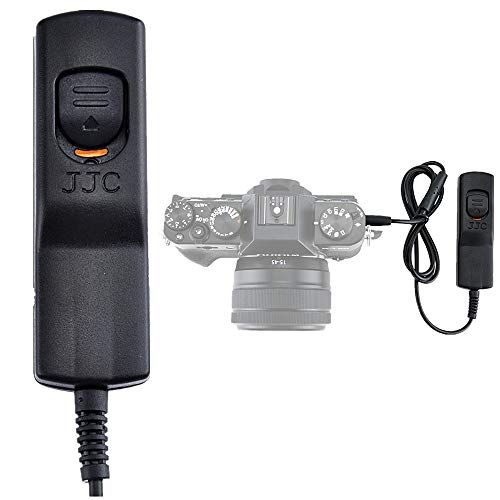 JJC Cable Wired Shutter Release Remote Control for Fujifilm X100VI X-H2 X-H2S XT5 XT4 XT3 XT2 XT1 XT30 II XT20 XT10 XT100 XPro3 XPro2 XE3 XA10 X100V X100F GFX100S GFX100 GFX50SII GFX50R Replace RR-100