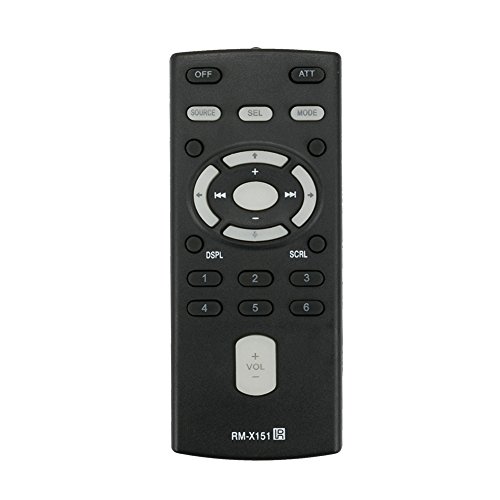 New RM-X151 Replaced Remote Control fit for Sony CD Player Radio Stereo CDX-GT340 CDX-GT240 CDX-GT33W CDX-GT34W CDX-GT200 CDX-GT20W CDX-GT400 CDX-GT300 CDX-GT350S CDM8910 CDX-GT520 CDX-GT52W