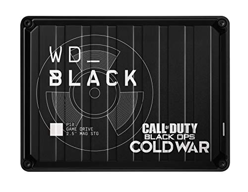 WD BLACK 2TB P10 Game Drive Call of Duty Special Edition: Black Ops Cold War, Portable External Hard Drive HDD, Compatible with Playstation, Xbox, and PC - WDBAZC0020BBK-WESN