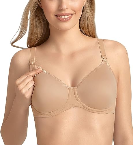 Anita Maternity Women's Microfiber Nursing Bra, Skin, 36G