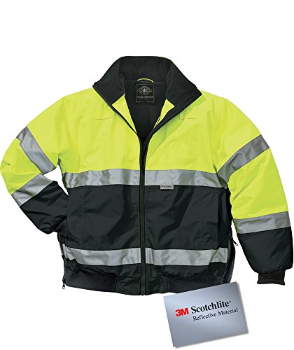 Charles River Apparel mens Signal Hi-vis Waterproof (Regular & Big-tall Sizes) jacket, Lime Green, X-Large US